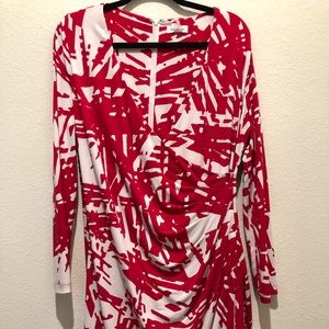 Calvin Klein Faux Wrap Dress